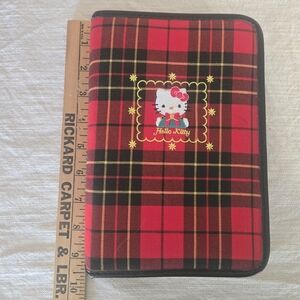 Hello Kitty Red Plaid Organizer